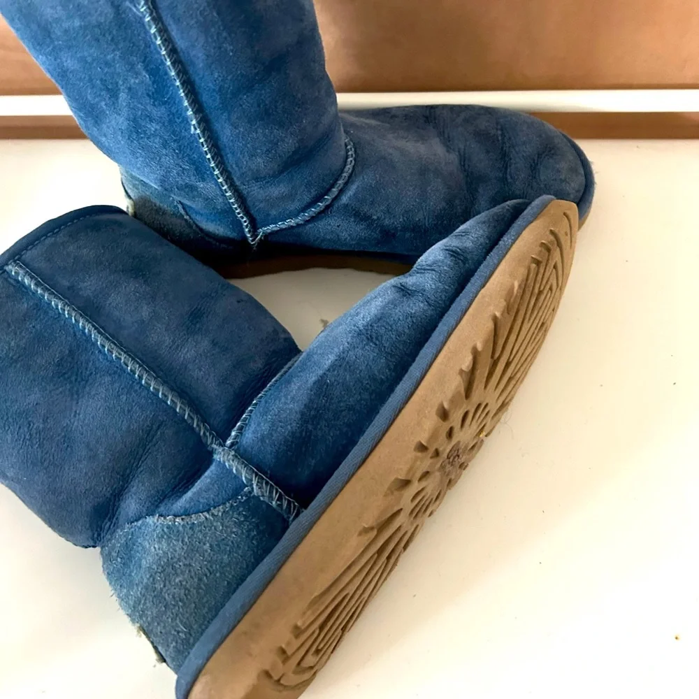 Girls blue ugg boots‎